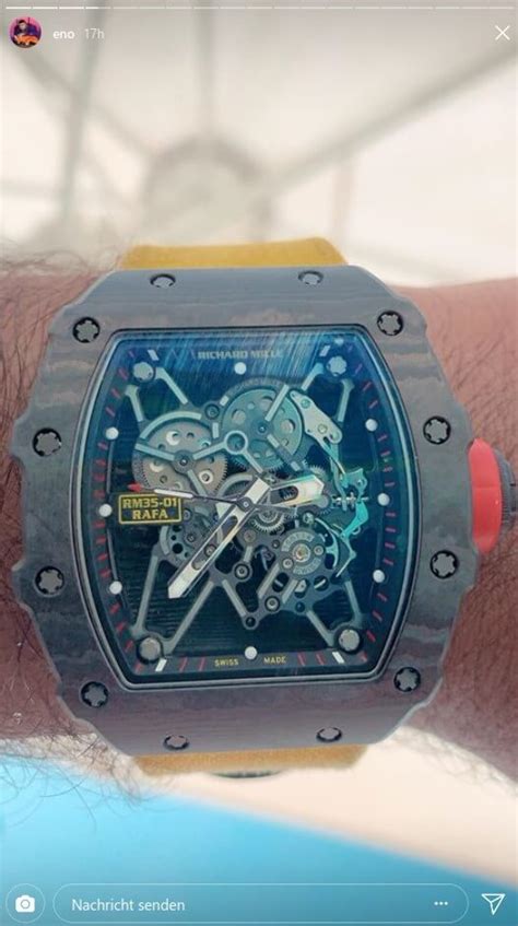 eno zeigt richard mille|Eno .